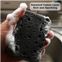 JINJUMEI 4 Pièces Eponge Vaisselle Éponges de Nettoyage Éponges Magiques Éponge Lavable Décontamination Eponges Lavables Reutili