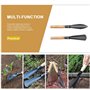 WY8 Truelle de jardin 2 pièces – Petites pelles à main robustes, outils de jardin en acier au manganèse durable avec poignée en 