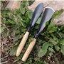 WY8 Truelle de jardin 2 pièces – Petites pelles à main robustes, outils de jardin en acier au manganèse durable avec poignée en 