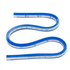 Pacific Arc Règle flexible courbée graduée de 40