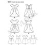 New Look Fille Robe et Combinaison en Deux Longueurs, Patron de Couture Papier