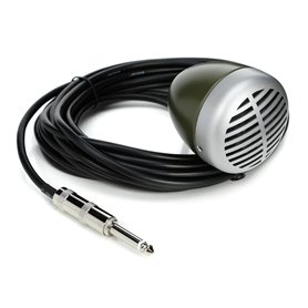 Shure 520Dx "Green Bullet" Microphone Dynamique pour les Joueurs de Blues Harmonica