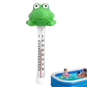 Jauge de température flottante – Thermomètre à eau en forme de grenouille mignonne