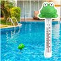 Jauge de température flottante – Thermomètre à eau en forme de grenouille mignonne, capteur de température flottant précis | The