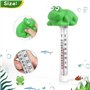 Jauge de température flottante – Thermomètre à eau en forme de grenouille mignonne, capteur de température flottant précis | The