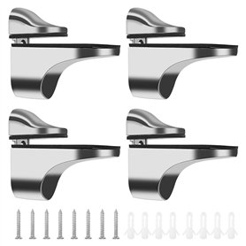 SyiXute 4 Pièces Support de Tablette en Verre
