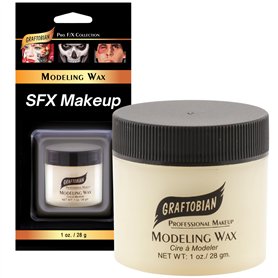 Modeling Wax - Bone Color - 1 oz. Jar by Graftobian