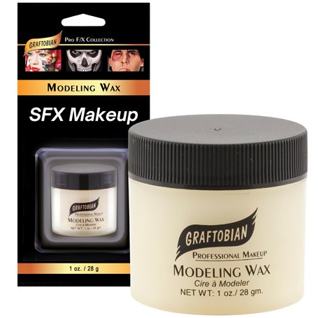 Modeling Wax - Bone Color - 1 oz. Jar by Graftobian