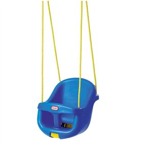 Little Tikes Balançoire à Haut Dossier pour Tout-petits - Avec Ceinture de Sécurité Réglable et Barre en T Verrouillable