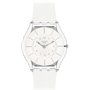 Swatch - SFK360 - Montre Femme - Quartz - Analogique - Bracelet Silicone Blanc