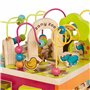 B. toys – Cube d’activité Zany Zoo – Centre d’activité ludique - Jouet d’éveil et de développement en bois – Pour enfants de 12 