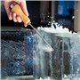 Raxove Pics À Glace pour Briser La Glace – Pic À Glace À Manche en Bois À Fourchette Unique – Casse sans Effort Les Gros Glaçons