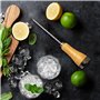 Raxove Pics À Glace pour Briser La Glace – Pic À Glace À Manche en Bois À Fourchette Unique – Casse sans Effort Les Gros Glaçons