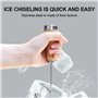 Raxove Pics À Glace pour Briser La Glace – Pic À Glace À Manche en Bois À Fourchette Unique – Casse sans Effort Les Gros Glaçons