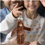 Singe en peluche - Porte-clés singe en peluche | Pendentif animal en peluche unique | Jouet animal en peluche douce | Ornement s