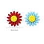 Liwein Fleurs en Feutrine Décoration Autocollant Tissus à Coudre Embellissements de Fleurs pour Créatifs Bricolage Artisanat Enf