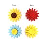 Liwein Fleurs en Feutrine Décoration Autocollant Tissus à Coudre Embellissements de Fleurs pour Créatifs Bricolage Artisanat Enf