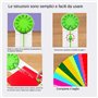 Weppduk Ouvre-lettre pour salle de classe, ouvre-lettre pour travaux manuels, coupe-papier - ouvre-lettre pour étiquettes ouvre-