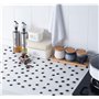 Taogift Revêtement transparent non adhésif lavable pour étagère de cuisine, tiroir, salle de bain 45 cm x 120 cm