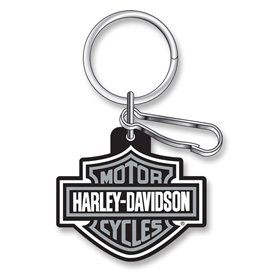 Harley-Davidson Classic Bar & Shield Key Chain with Key Ring & Clip