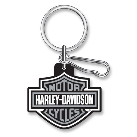 Harley-Davidson Classic Bar & Shield Key Chain with Key Ring & Clip