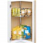 iDesign 62630Eu Lazy Susan Bac Armoire Transparent Clair