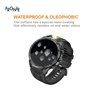 Frgnie Lot de 3 films de protection d'écran en verre compatibles avec la montre intelligente DREMAC FV6 1,85" compatible avec le