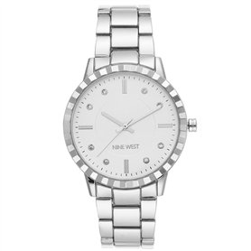 NINE WEST Montre Bracelet ornée de Cristaux pour Femme