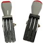 WANLIAN 3 Chiffres Numéro Roulante Timbre,Format d'impression 18 x 7 mm en caoutchouc bandes 0–9 Chiffres bureau numéroteur auto