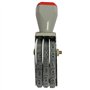 WANLIAN 3 Chiffres Numéro Roulante Timbre,Format d'impression 18 x 7 mm en caoutchouc bandes 0–9 Chiffres bureau numéroteur auto