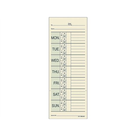 Adams Cartes de pointage