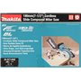 Scie radiale Makita 36 V => 2 x 18 - DLS714NZ