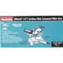 Scie radiale Makita 36 V => 2 x 18 - DLS714NZ