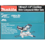 Scie radiale Makita 36 V => 2 x 18 - DLS714NZ