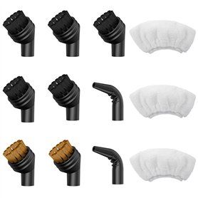 Buse incurvée pour nettoyeur vapeur AUIFFER - Brosse en nylon pour nettoyeur vapeur AUIFFER - Brosse ronde pour nettoyeur vapeur