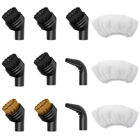 Buse incurvée pour nettoyeur vapeur AUIFFER - Brosse en nylon pour nettoyeur vapeur AUIFFER - Brosse ronde pour nettoyeur vapeur