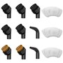 Buse incurvée pour nettoyeur vapeur AUIFFER - Brosse en nylon pour nettoyeur vapeur AUIFFER - Brosse ronde pour nettoyeur vapeur