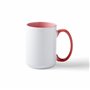 Cricut biseauté en céramique vierge | Miami | 425 ml (15 oz) | 1 x tasse de sublimation à l'encre infusible | Pour une utilisati