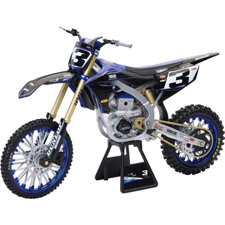 New Ray - Moto Miniature de Collection - Motocross Yamaha YZF 450 Star Racing E. Tomac N°3 - Modèle Réduit en Métal Moulé sous P