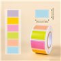 Étiquettes De Codage Couleur – 500 Étiquettes Autocollantes Rectangulaires Colorées | Étiquettes Adhésives De Couleurs Unies Pou
