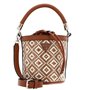 GUESS Rianee Drawstring Bucket Cognac