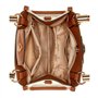 GUESS Kerima Bamboo 2 Compartment Mini Tote Natural/Latte Logo