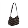 GUESS Noelle Top Zip Shoulder Bag Mocha Logo
