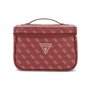 GUESS Jesco Travel Toiletry Train Case Claret