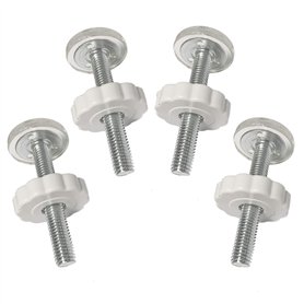 YMWALK 4 pièces Barrières de pression pour bébé Tiges filetées M10 (10 mm) Barrières de passage Accessoire Kit de boulons à vis