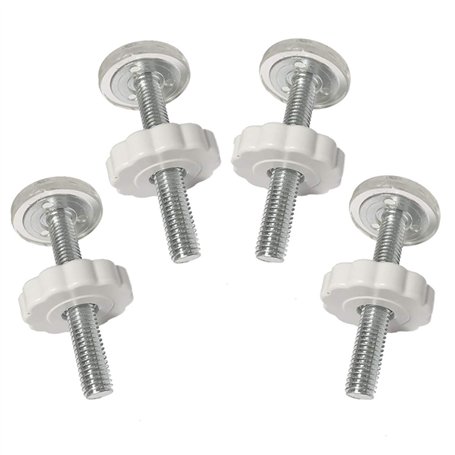 YMWALK 4 pièces Barrières de pression pour bébé Tiges filetées M10 (10 mm) Barrières de passage Accessoire Kit de boulons à vis