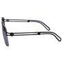 Lunettes de soleil Homme PHILIPP PLEIN SPP049M SHINY PALLADIUM SEMI MATTE BLACK