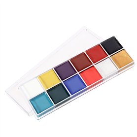 NUOLUX 12 en 1 Flash Visage Corps Peinture Huile Art Maquillage Noël Déguisements Party Palette
