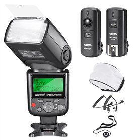 NEEWER 750II TTL Kit Flash pour Appareil Photo avec déclencheur FC-16