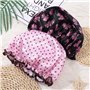 ULTNICE 2pcs Bonnet de douche imperméable Cheveux Accessoire Pour les femmes filles(bonnet noir avec papillon rose et bonnet ros